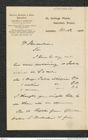 Nachlass Franz Steindachner, Brief von Gerrard Edward & Sons an Franz Steindachner (10.02.1908), Inv.Nr. 156.07, Seite 1